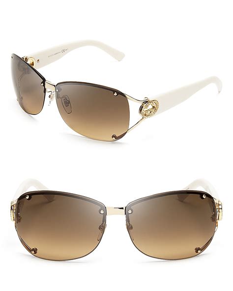 gucci rimless sunglasses women|gucci sunglasses women price.